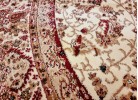 Тъкан персийски килим Blue stones 2538 cream кръг